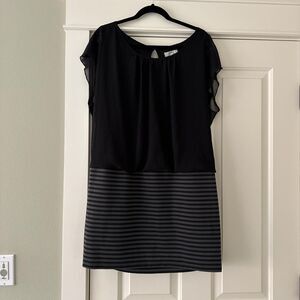 Sweet-storm Women's Black Casual-dresses